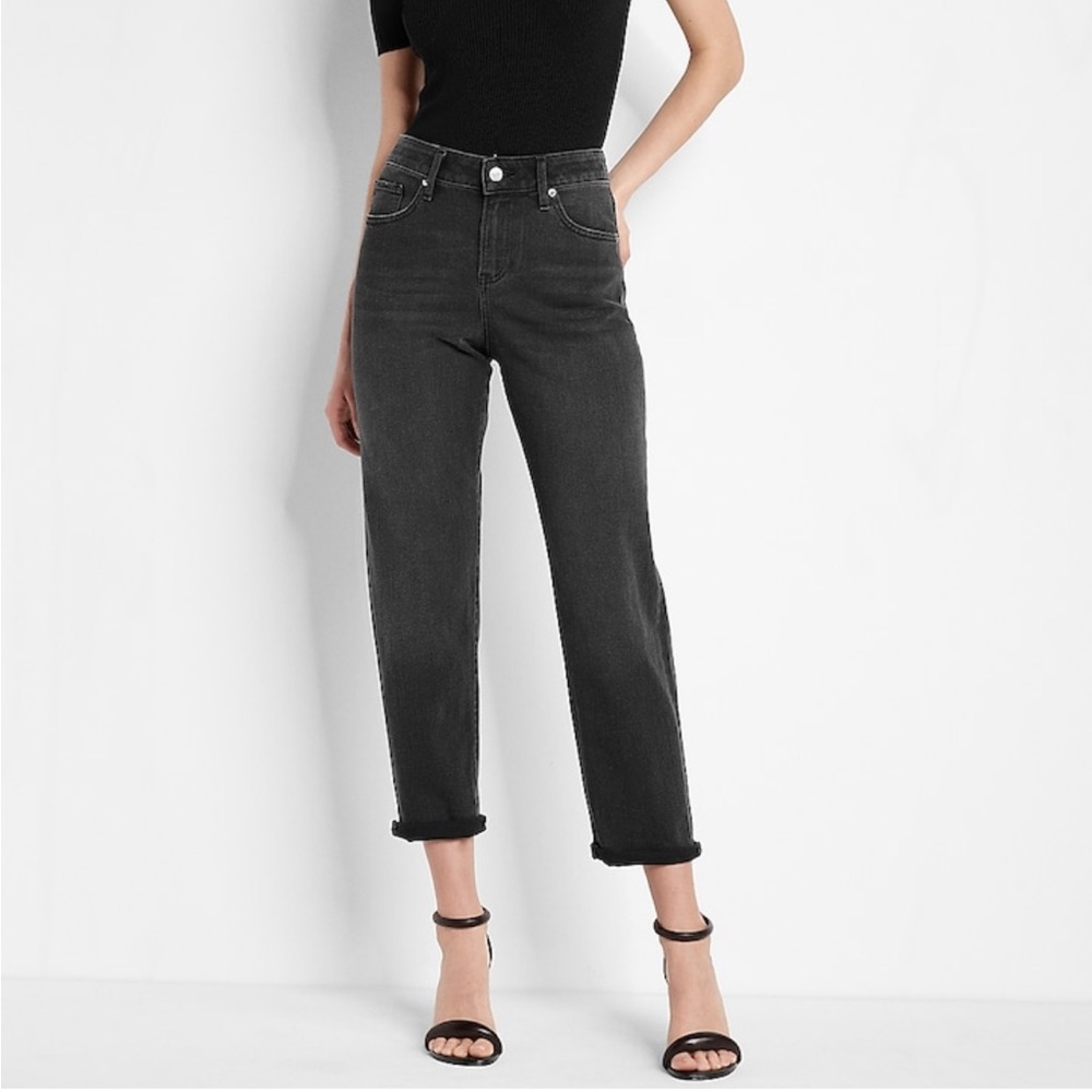 Mid Rise Boyfriend Jeans